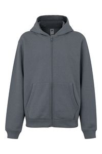 Mukua SF270K - KIDS ZIPPED HOOD SWEATSHIRT Blue Fog