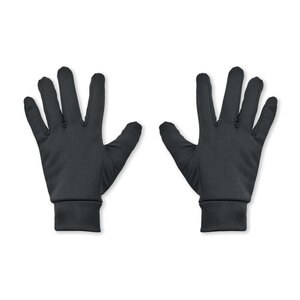 GiftRetail MO2076 - LESPORT Dotykowe rękawice sportowe Czarny