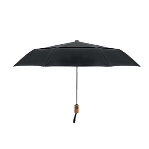 GiftRetail MO2092 - DRIP 21-calowy składany parasol Czarny