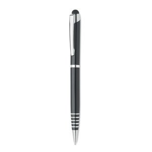 GiftRetail MO2157 - FLORINA Długopis z rysikiem do ekranu Czarny