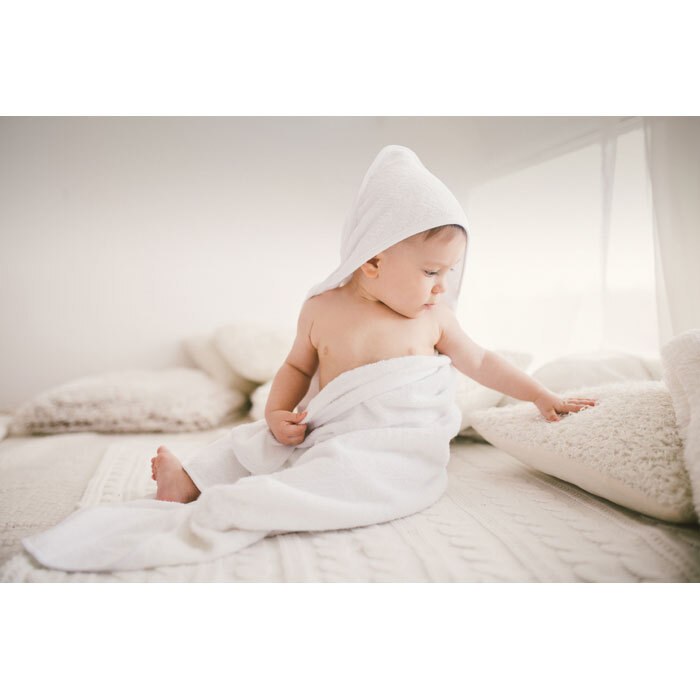 GiftRetail MO2253 - HUGME Dziecięcy ręcznik z kapturem