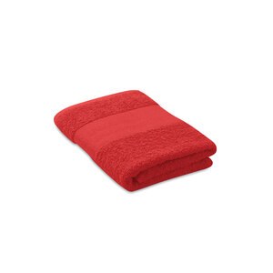 GiftRetail MO2258 - SERRY Ręcznik organiczny 50x30cm Czerwony