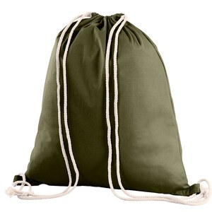 EgotierPro 38009 - Pleciony Plecak Poliestrowy z Wzmocnieniem Bawełnianymi Uchwytami SHIRT
