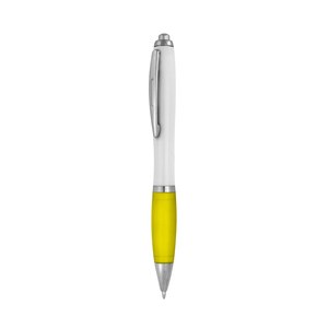 EgotierPro 38076 - Plastikowy długopis klasyczny w nowych kolorach BREXT Żółty