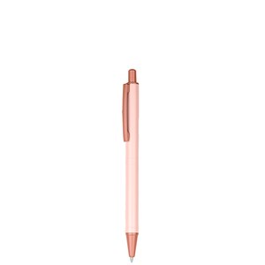 EgotierPro 39565 - Długopis aluminiowy matowy z różowym zakończeniem LUXURY