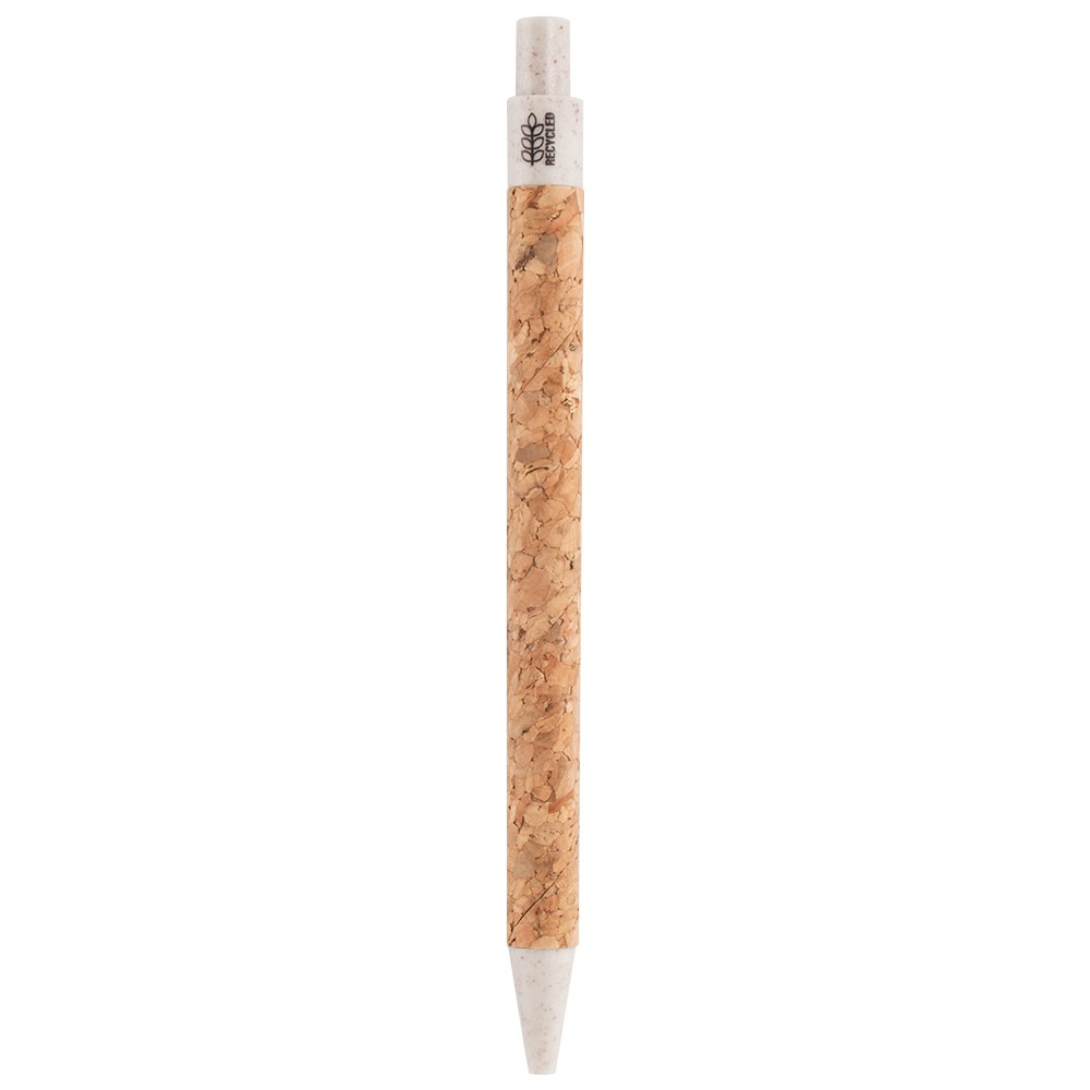 EgotierPro 50039 - Długopis z korka z częściami z PP i włókna pszenicznego ODEN