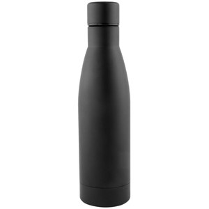 EgotierPro 50545 - Butelka ze stali nierdzewnej 500 ml, podwójne ścianki MILKSHAKE Czarny