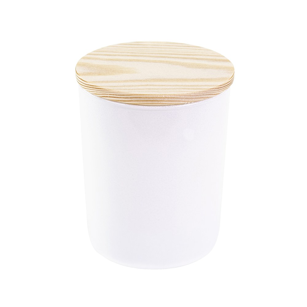 EgotierPro 50704 - Świeca zapachowa w szklanym pojemniku z bambusową pokrywką, 140g LEVANTI