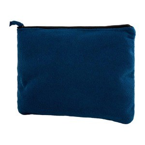 EgotierPro 52018 - Kosmetyczka z Poliestru o Teksturze Ręcznika CAICOS Niebieski