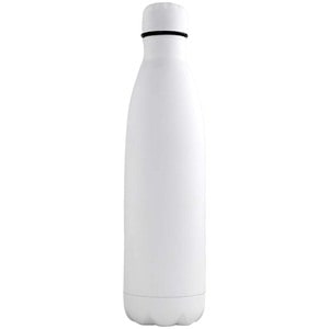 EgotierPro 52021 - Butelka Podwójna Ścianka 750ml, Niegazowane Biały