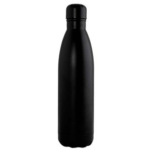 EgotierPro 52021 - Butelka Podwójna Ścianka 750ml, Niegazowane Czarny
