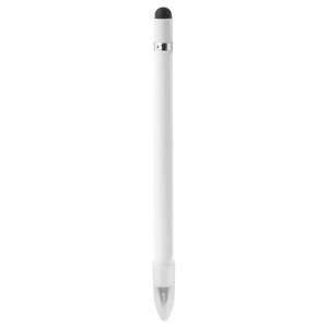 EgotierPro 53501 - Ołówek nieskończony z recyklingowanego aluminium z gumką MILELE Biały