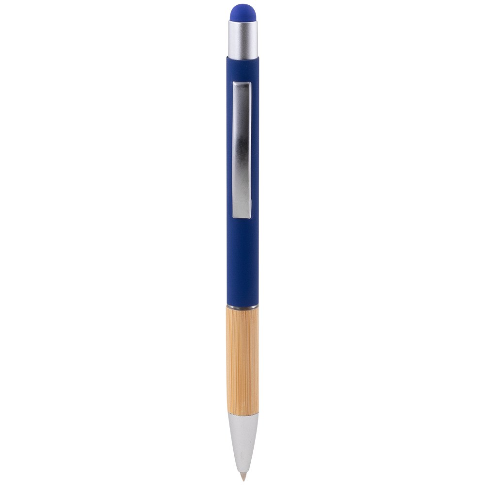 EgotierPro 53564 - Długopis z recyklingowanego aluminium i bambusa ANDIKA