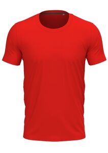 Stedman STE9600 - Koszulka męska z okrągłym dekoltem Stedman - CLIVE Szkarłatna czerwień