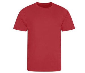 JUST COOL JC020 - Oddychająca koszulka unisex Ognista czerwień