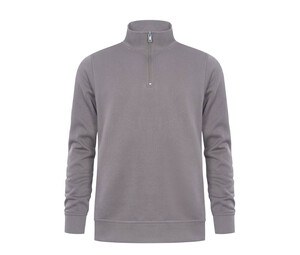 PROMODORO PM5052 - Sweter z zamkiem 1/4 steel gray