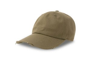 ATLANTIS HEADWEAR AT255 - Stara czapka baseballowa Olive