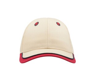 ATLANTIS HEADWEAR AT274 - 5-panel czapka bejsbolowa Biało/czerwony