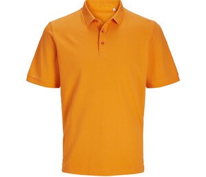 PRODUKT - JACK & JONES JJ7556 - Organiczna koszulka polo z bawełny Vibrant Orange
