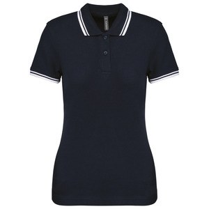 Kariban K273 - Ladies 2 striped short sleeved poloshirt