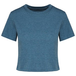 PROACT PA4022 - Ladies triblend crop top Duck Blue Heather