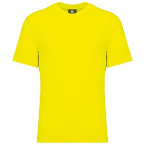 WK. Designed To Work WK308 - Unisex eco-friendly polycotton short sleeved t-shirt Fluorescencyjny żółty
