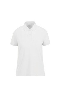 B&C CGPW465 - MY ECO POLO 65/35 Ladies’ short sleeves Biały