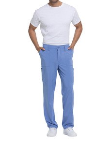 Dickies Medical DKE015 - Men's drawstring trousers with standard waistband Niebo