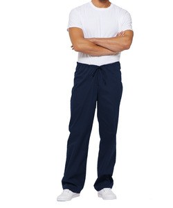 Dickies Medical DKE83006 - Unisex drawstring trousers with standard waistband Granatowy