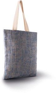 Kimood KI0226 - 100% NATURAL YARN DYED JUTE BAG