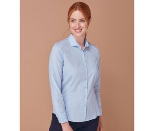 Henbury HY533 - Damska elastyczna koszula z długim rękawem
