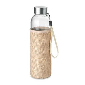 GiftRetail MO6168 - UTAH TOUCH Szklana butelka w etui 500ml