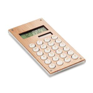 GiftRetail MO6215 - CALCUBAM 8-cyfrowy kalkulator bambusowy