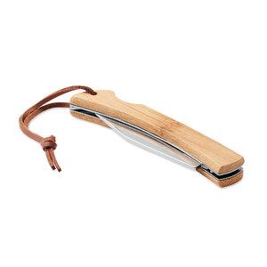 GiftRetail MO6623 - MANSAN Nóż składany z bambusa