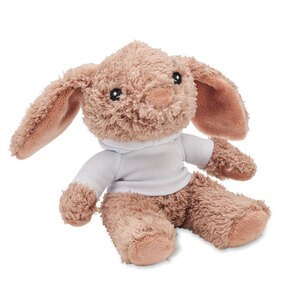 GiftRetail MO2121 - BUNNY Pluszowy królik w bluzie