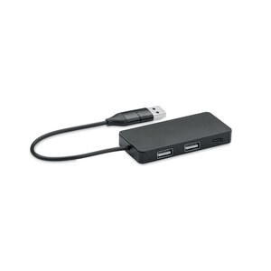 GiftRetail MO2142 - HUB-C 3-portowy hub USB kabel 20cm