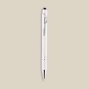 EgotierPro 37513 - Długopis aluminiowy z gumowym wykończeniem i wskaźnikiem EVEN