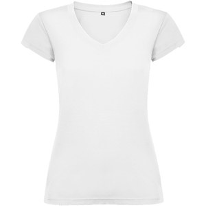 Roly R6646 - Victoria damska koszulka z krótkim rękawem i dekoltem w serek